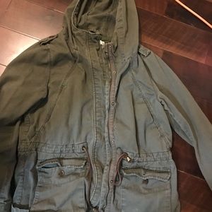 Green H&M jacket